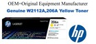 W2112A,206A Genuine Yellow HP Toner