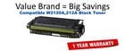 W2120A,212A Black Compatible Value Brand Toner