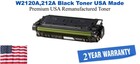 W2120A,212A Black Premium USA Remanufactured Brand Toner