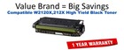 W2120X,212X High Yield Black Compatible Value Brand Toner