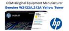 W2122A,212A Genuine Yellow HP Toner