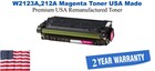 W2123A,212A Magenta Premium USA Remanufactured Brand Toner