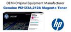W2123A,212A Genuine Magenta HP Toner