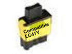 Brother LC41 Yellow Remanufactured Ink Cartridge