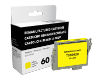 Remanufactured Epson inkjet for Stylus C68, C88, CX3800, CX3810, CX4200, CX4800, CX5800F, CX7800 Yellow